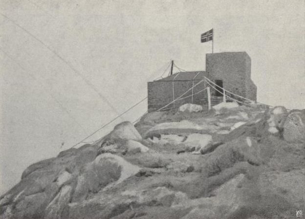 The historic Haldde northern-lights observatory above Alta, opened in 1899