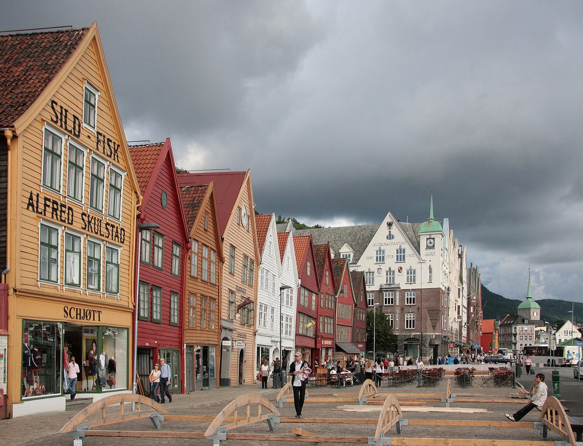 Is Norway expensive? The colorful Bryggen wharf in Bergen — one of Norway's many world-class sights that cost nothing to visit