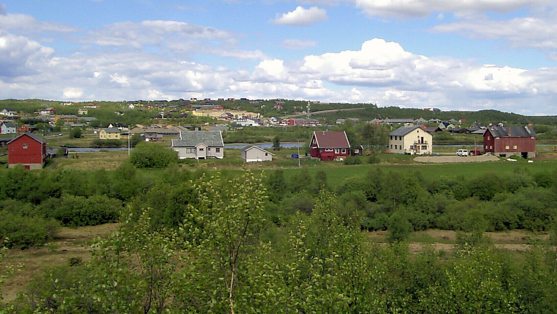 The village of Kautokeino on the Finnmarksvidda plateau in northern Norway, heart of Sámi reindeer herding