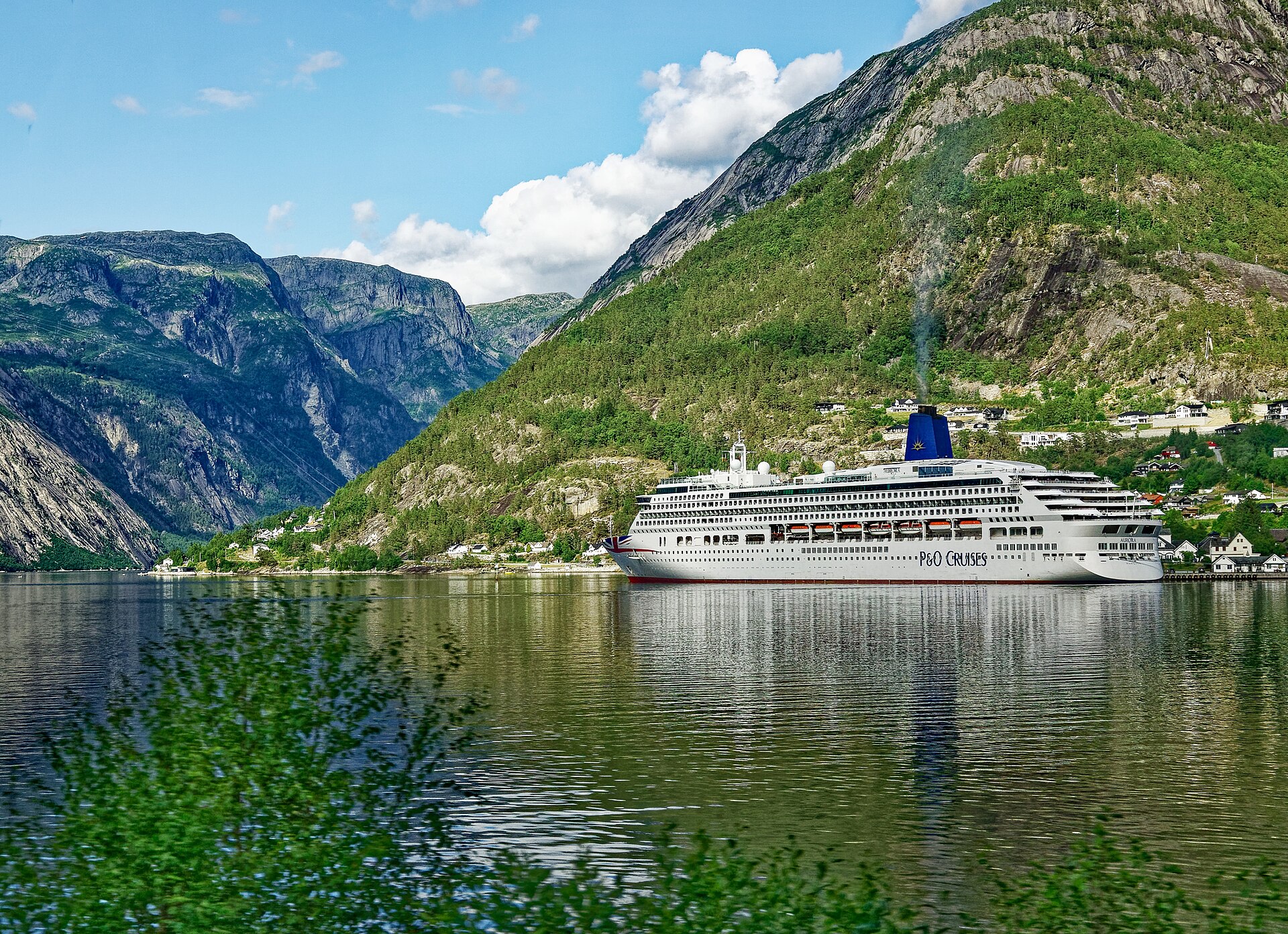 The Hardangerfjord in Vestland county