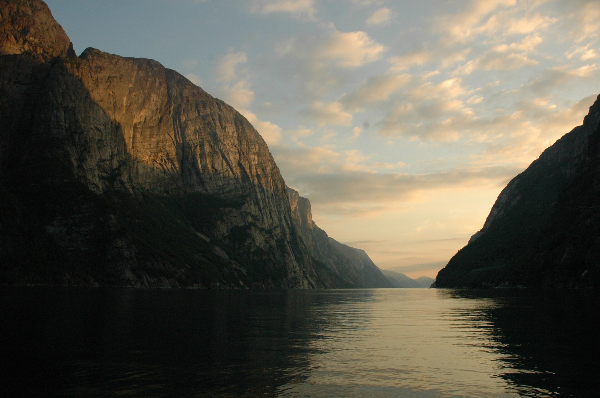 The Lysefjord in Rogaland